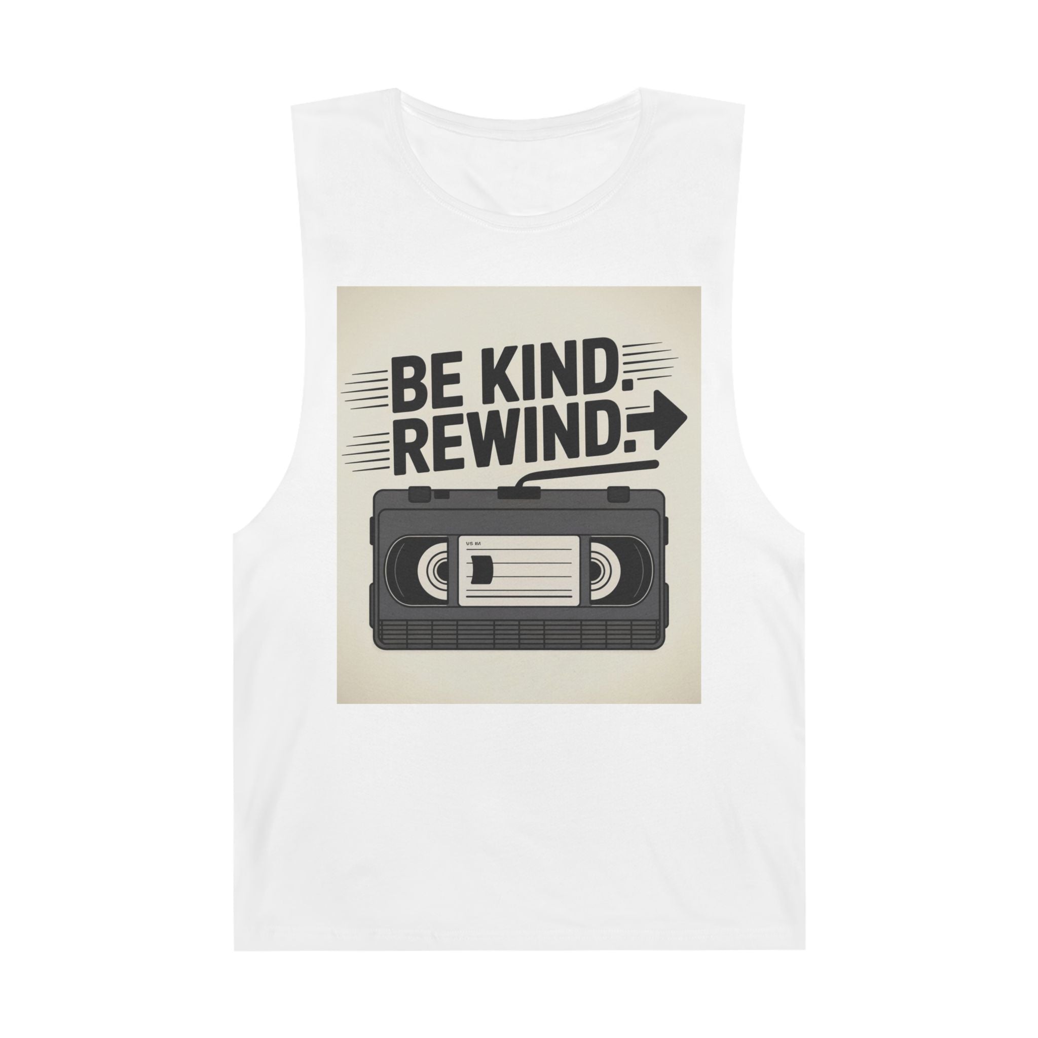 Vintage Vibe Tank Top, Unisex Retro Tee, Summer Essential, Be Kind Rewind, Music Lover Gift, Casual Wear